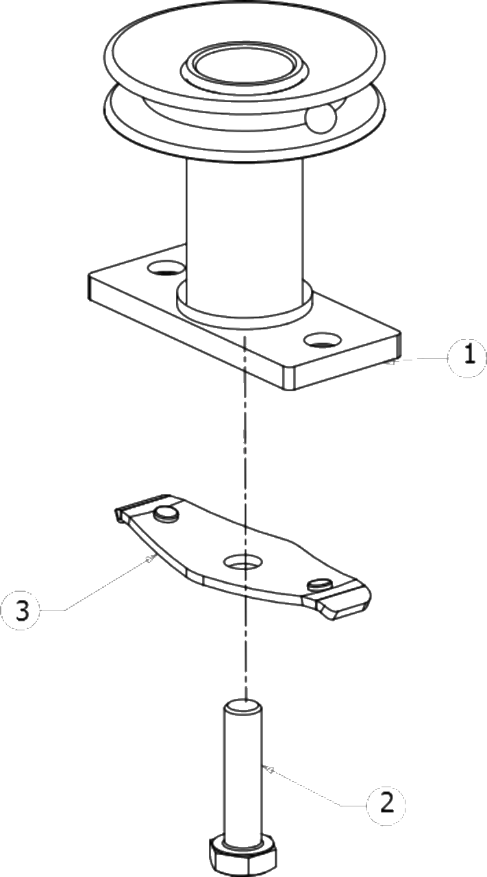Blade Adapter Diagram and Parts List for 12AVB2M5345 2018 Yard Machines Lawn Mower